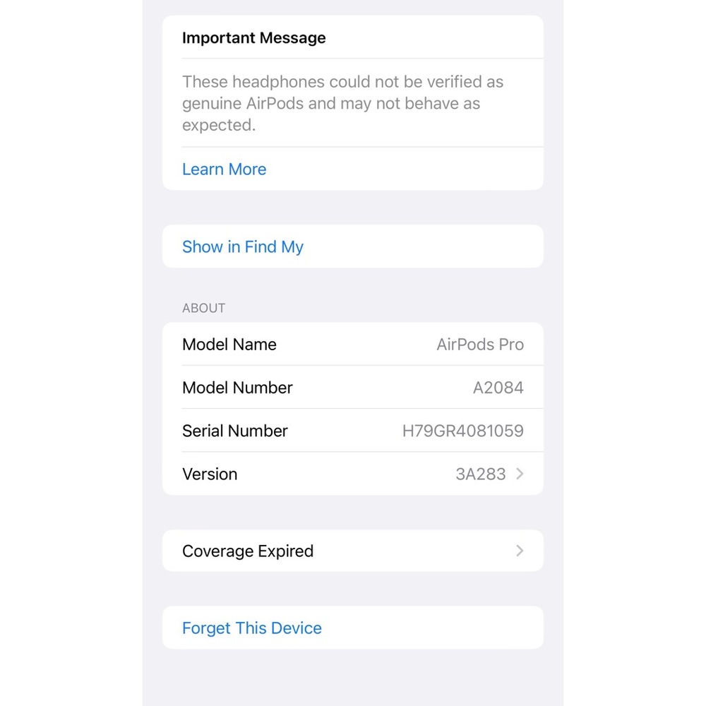 BEWARE. i was sold FAKE AirPods that pretended to be authentic by @anadasilva18